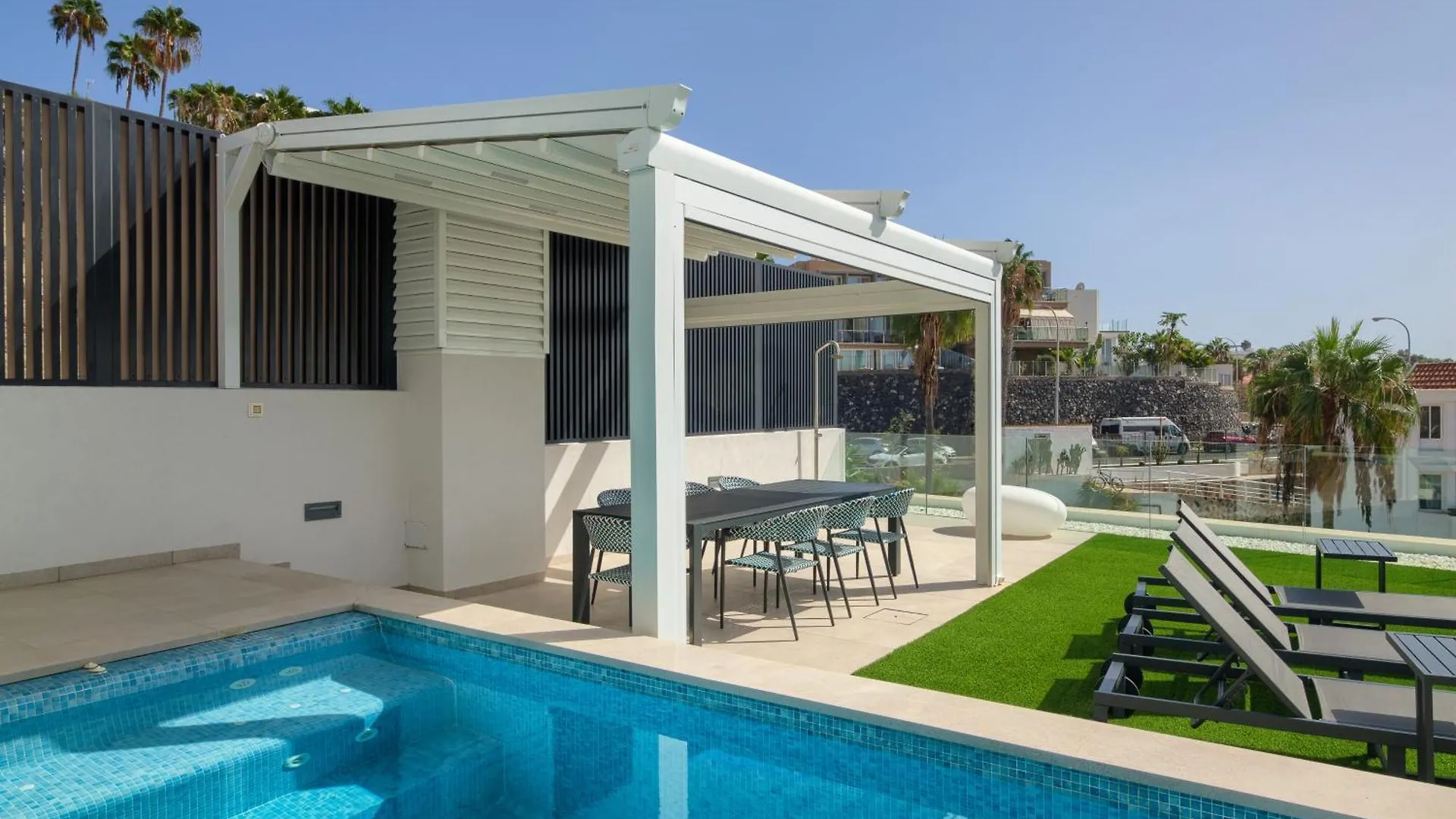 200M New Villa E With Priv/Heated Pool, Ocean View. Costa Adeje  0*, Costa Adeje (Tenerife) Spain