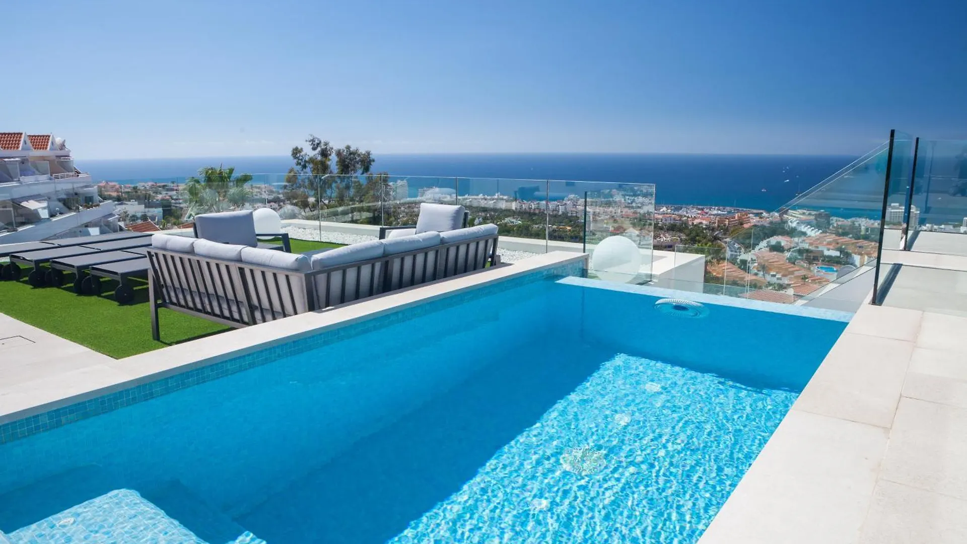200M New Villa E With Priv/Heated Pool, Ocean View. Costa Adeje  Costa Adeje (Tenerife)