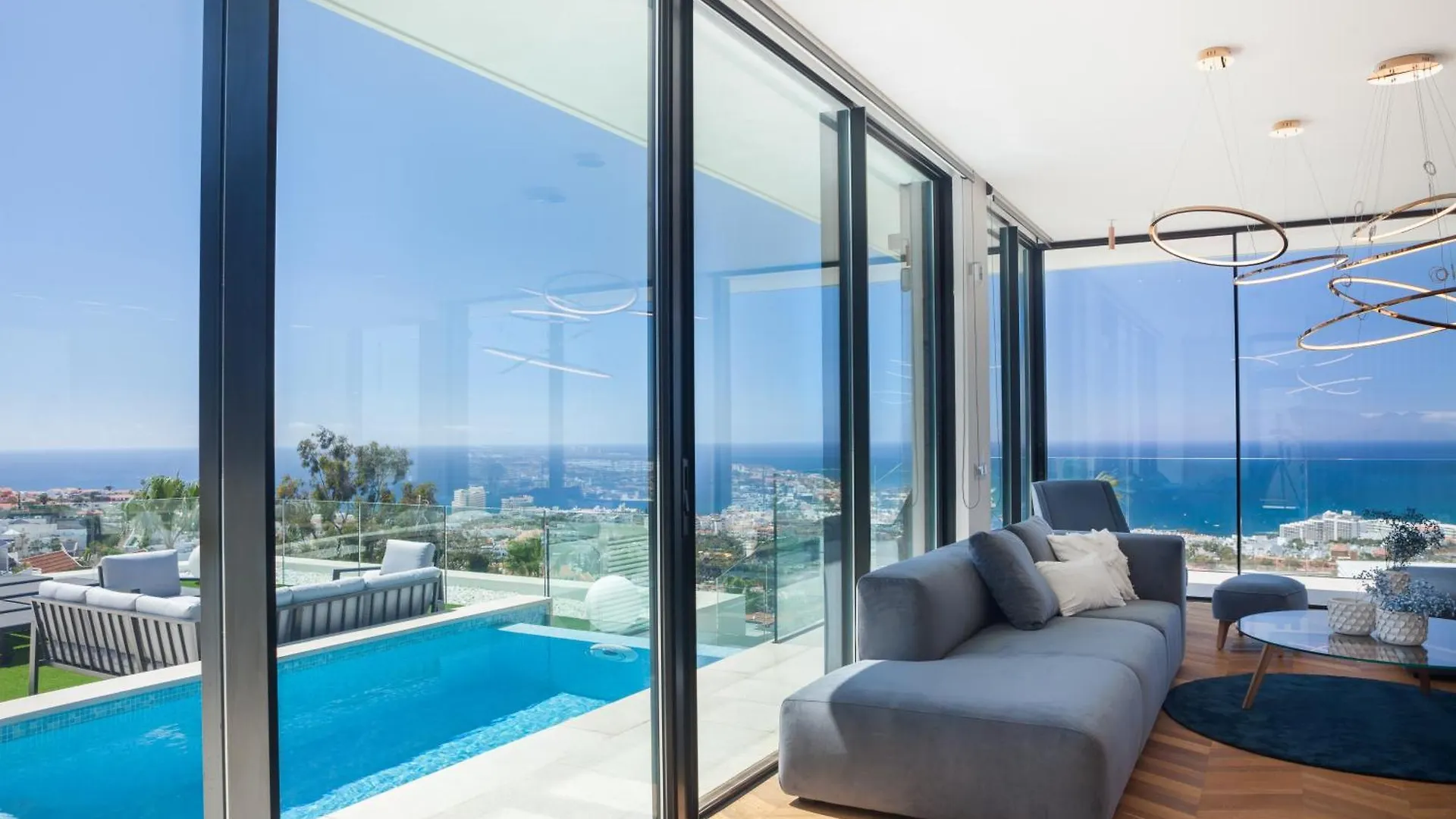 200M New Villa E With Priv/Heated Pool, Ocean View. Costa Adeje  Costa Adeje (Tenerife)